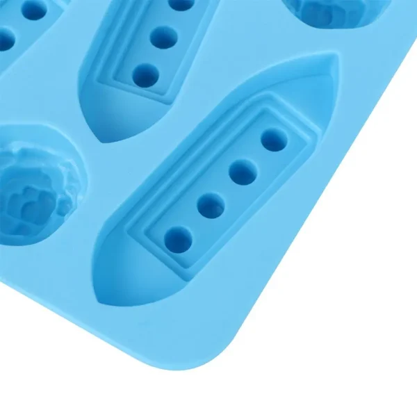 Pudding Superior Creative Summer Gadgets Party Chocolate Drinks for Kitchen Silicone Mold Titanic Shaped Ice Cube Trays - Image 4