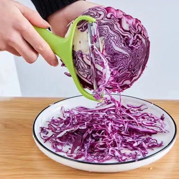 Egetablepotato Fruit Peeler Cabbage Cutting Machine Shredded Kitchen Stainless Steel Peeling Knife Gadget Shredded Cabbage - Image 3