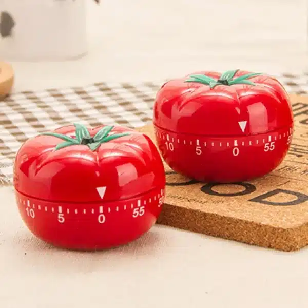 Kitchen Timer Tomato Shape Countdown Timer Reminder Alarm Clock Durable 1-60 Minute Kitchen Novelty Accessories Cooking Gadgets - Image 3