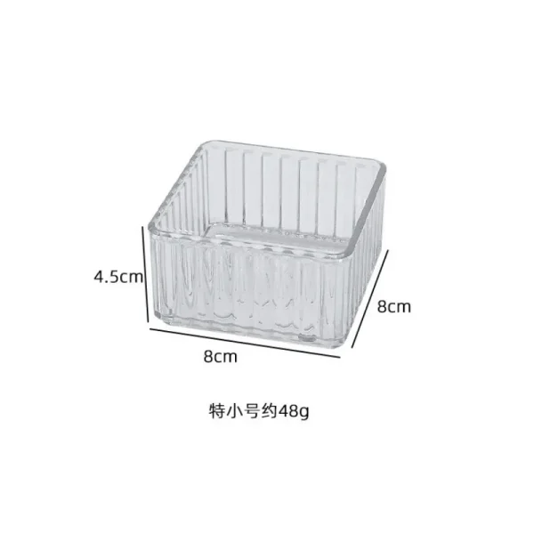 Unlimited Desk Drawer Organizers Set Plastic Bathroom Storage Makeup Organizer Clear Transparent Storage Box Bins Kitchen Gadget - Image 6