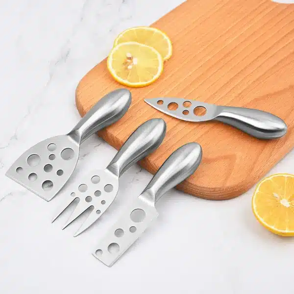 Multifunction Cheese Cutlery Baking Tools Set Stainless Steel Slicer Kitchen Gadgets Butter Knife Mini Cake Bread Knives - Image 6