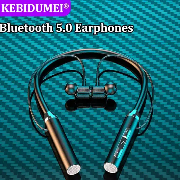 Bluetooth 5.0 Neckband Earphones TWS Wireless Headphones 9D HiFi Stereo Sports Headsets Waterproof Magnetic Earbuds for Xiaomi