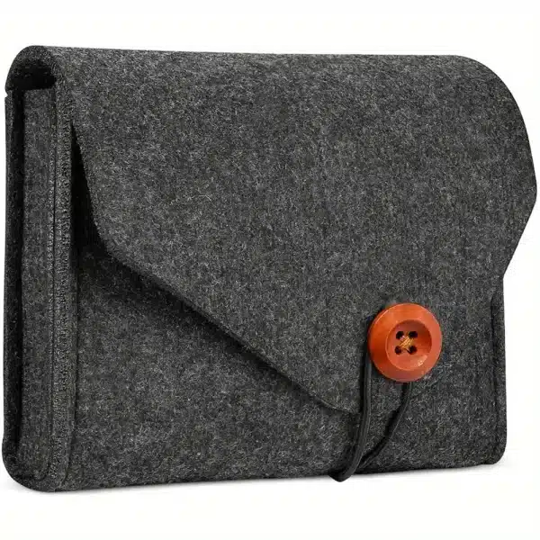 Power Adapter Case Storage Bag Felt Portable Electronic Accessories Storage Bag Portable USB Travel Cable Organizer Electronic - Image 2