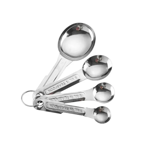 4pcs/set Multi Purpose Measuring Spoons Stainless Steel Measuring Cup Cooking Tools Baking Accessories Useful Kitchen Gadgets