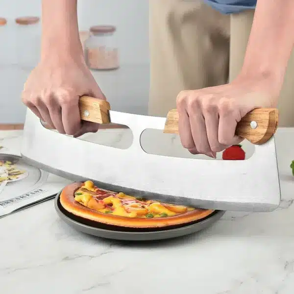 Aixiangru-Rocking Pizza Knife Gadget Sets, Bike Round Knife, Utensils, Bakery Accessories, Metal Kitchen Tools - Image 3