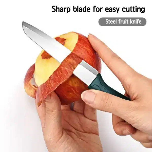 PLYS Kitchen 1-10PCS Fruit Knife With Sheath Stainless Steel Sharp Paring Knife Set Potato Peeler Kitchen Cooking Gadgets - Image 3