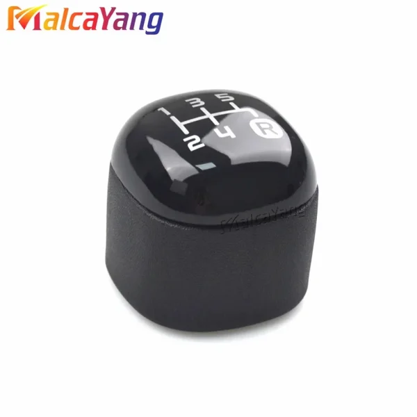 Gear Knob Stick Button Gear Shift Head For Fiat For Panda From 2012 Black 5-speed 502942700 Gear Knob Interior Replacement Parts - Image 5