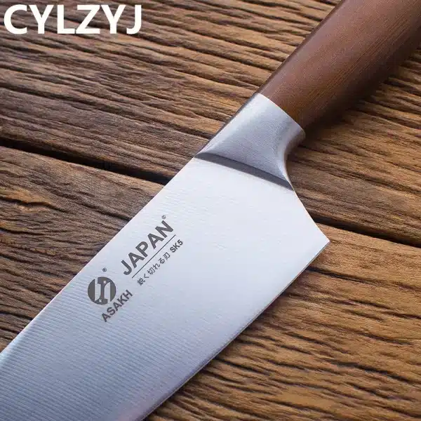 Stainless Steel Japanese Chef Knives Set Meat Fish Vegetables Chopping Cleaver Butcher Knife Chinese Kitchen Knife with Gift Box - Image 6