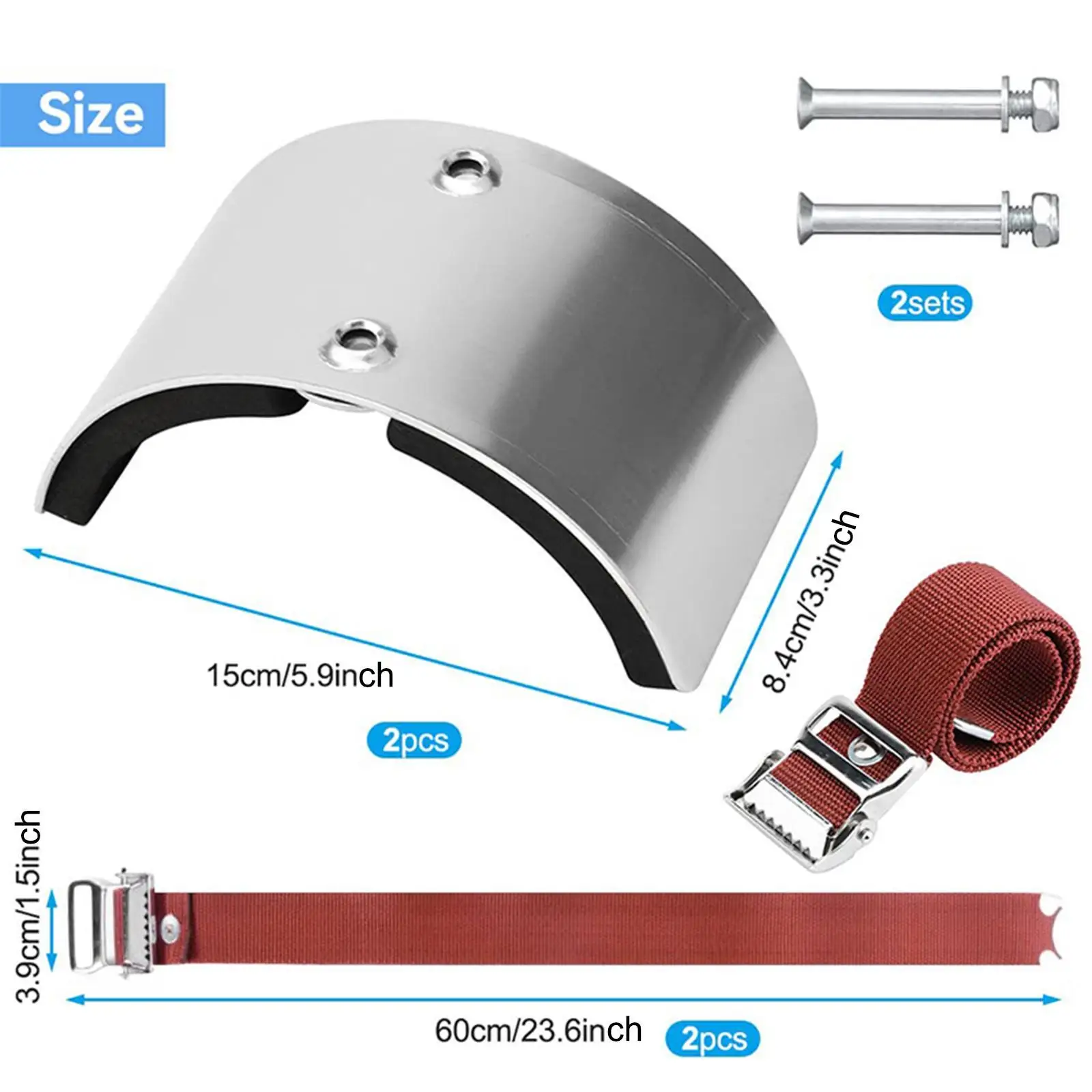 2x Leg Strap Kit for Stilts Stilt Accessories Easy Use Universal Drywall Stilt Replace Parts for Wiring Interior Painting