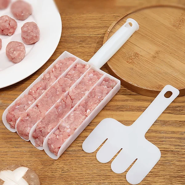 1Pc Plastic Meatball Maker Set Fried Fish Beaf Meat Making Balls Mold Spoon Meat Tools Kitchen Gadgets Cooking Accessories