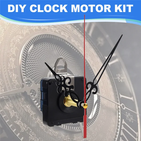 32mm Long Shaft DIY Quartz Clock Movement Mechanism with 5 Different Pairs Hands Wall Clock Repair Parts Replacement - Image 5