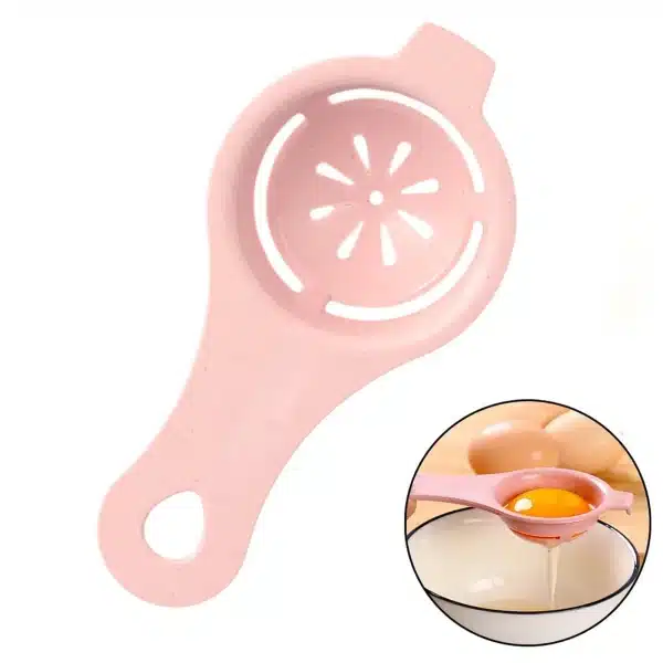 1PC Egg White Yolk Separator Baking Tool Cooking Sieve Egg Filter Separator Kitchen Tools Gadgets Egg Divider Sieve Seperator - Image 5