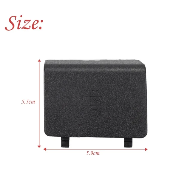 1Pcs Kick Panel Trim Cap Auto Replacement Parts OBDII OBD 2 II Plug Port Cover For BMW E90 E91 E92 E93 3 Series LHD 51437147538 - Image 2