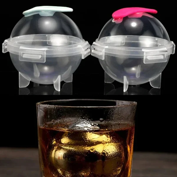 Large Ice Mould 5CM Whiskey Round Ball Ice Making Mold Home DIY Ice Cream Maker Whiskey Tray for Bar Home Kitchen Gadget