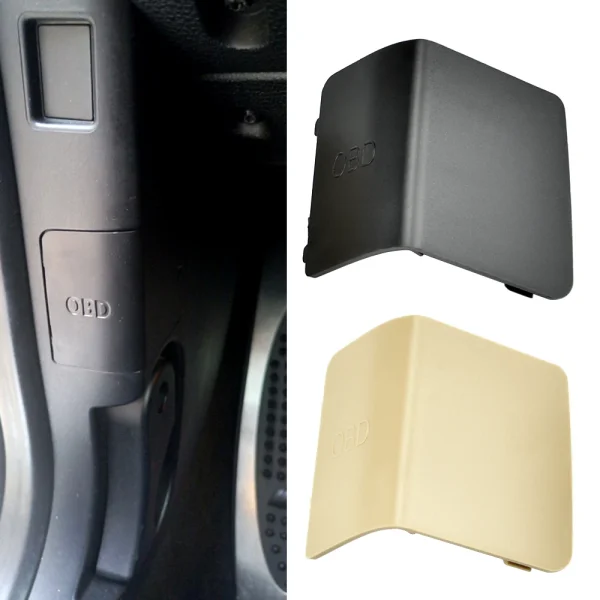 LHD Left OBD Plug Cover Trim for BMW 1 Series E81 E82 E84 E87 E88 Car Interior Kick Panel Cap Auto Replacement Parts