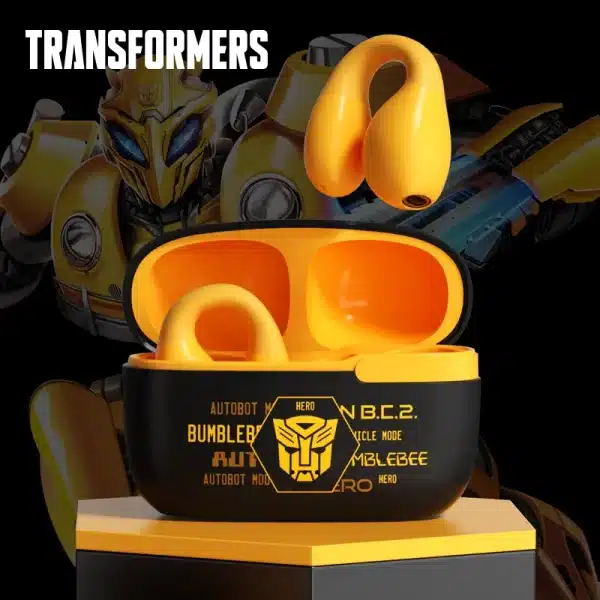 Transformers TF-T05 Earphones Bluetooth 5.3 Ear Clip Wireless Touch Control Earbuds Gaming Earphone Long Battery New