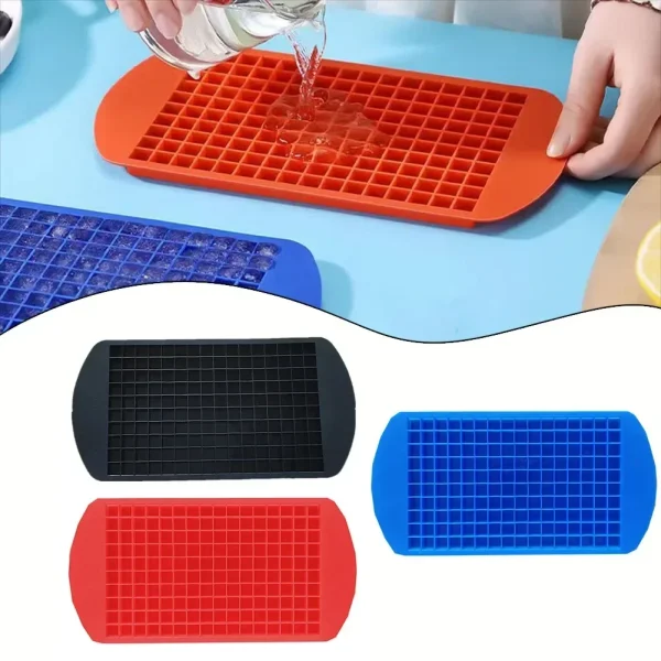 Silicone Ice Cube Trays 160 Crushed 1cm Ice Cube Molds Household Tools Gadgets Small Ice Cube Bar Home Kitchen