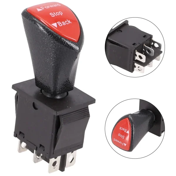 Forward-Stop-Back DPDT 6Pin Latching Slide Rocker Switch KCD4-604-6P 125V 250V Interior Replacement Parts Switches Relays - Image 3