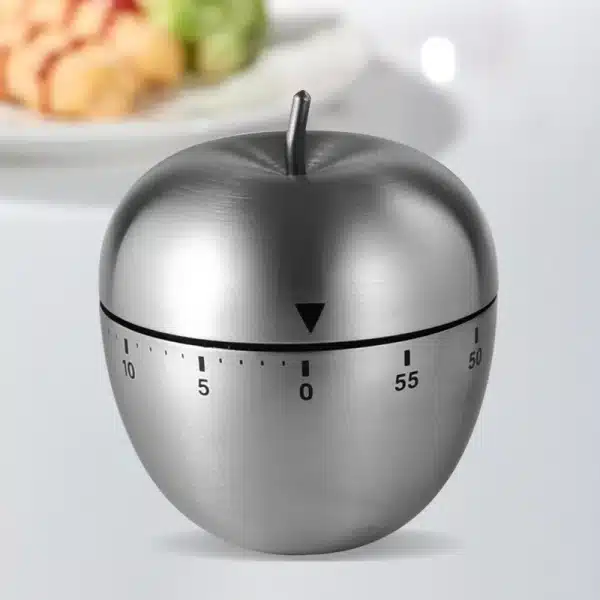 Baking Cooking Reminder No Battery Required Stainless Steel Creative Household Kitchen Tools And Gadgets Cooking Timer Egg Clock - Image 2