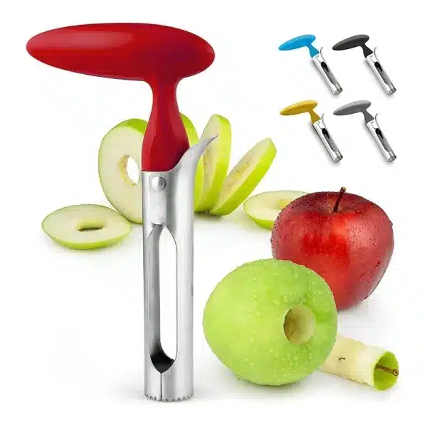 1pc Stainless Steel Premium Apple Corer Apple Pears Core Remover Tool Fruit Cutter Seeder Slicer Knife Kitchen Vegetable Tools - Image 2