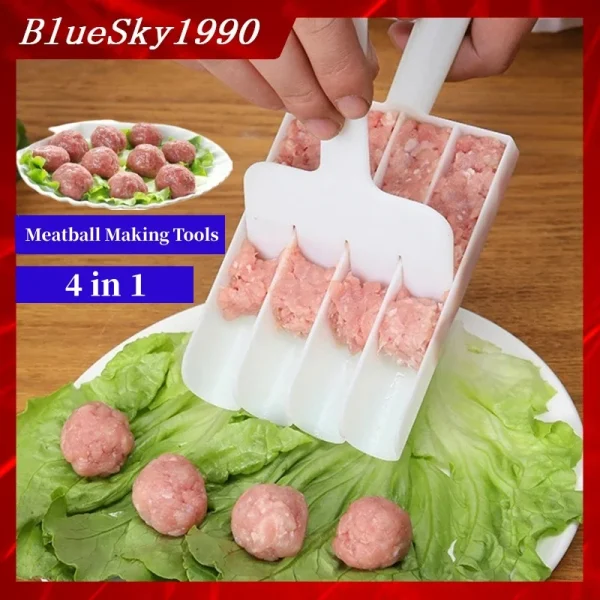 Meatball Maker Set Fried Fish Beaf Meat Making Balls Mold Kitchen Gadgets Cooking Accessories