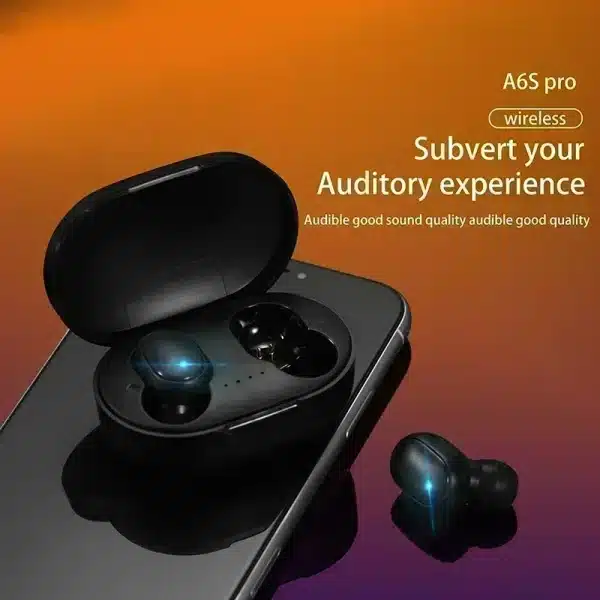 A6S Original TWS Wireless Bluetooth Headset 5.0 Wireless Earphones Sport Earbuds Headset with Mic for Xiaomi Huawei Smartphones - Image 6