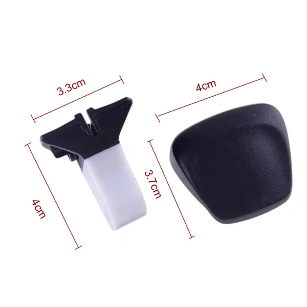 ABS Plastic Black Automatic Shift Knob Replacement Kit Interior Parts 5YD261X9AA for Jeep Cherokee 2014 2015 2016 2017 2018 - Image 6