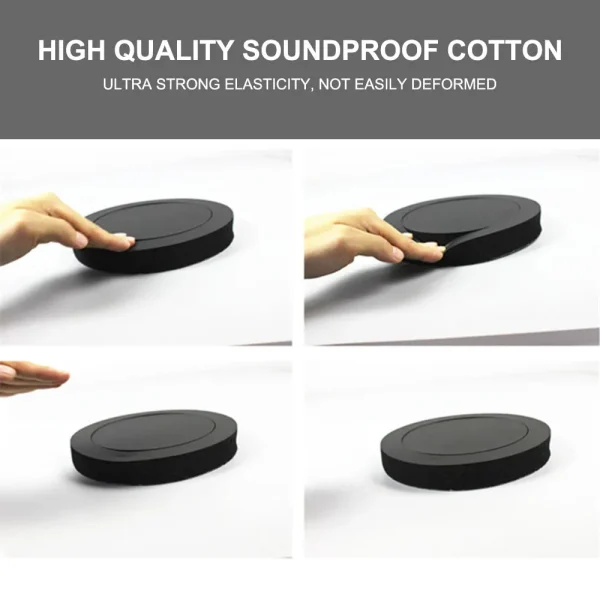 6.5 Inch Car Speaker Ring Bass Door Trim Sound Insulation Cotton Audio Speakers Insulation Ring Sound Interior Replace Parts - Image 5