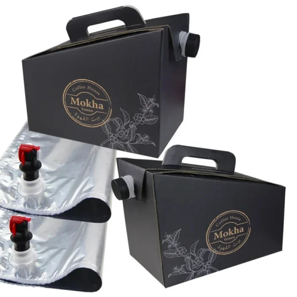 2025customized.Custom1l black bag in box cola 2L carton packaging empty bag in box syrup olive oil 2 liter bag in box 1 g - Image 6