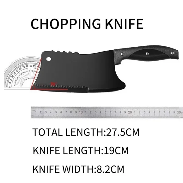 High Hardness Kitchen Chef Knife Bone Chopping Knife Meat Cleaver Chef Butcher Knives Fish Vegetables Slicing Butcher Cutter Dao - Image 6