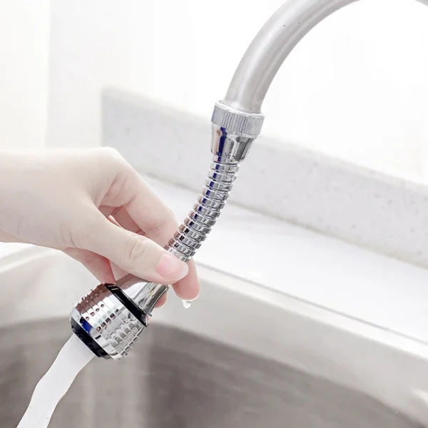 360 ° Adjustment Kitchen Sink Faucet Extender Filter Spray Dual-mode Water-saving Pressurizer Anti Splash Head Household Gadget