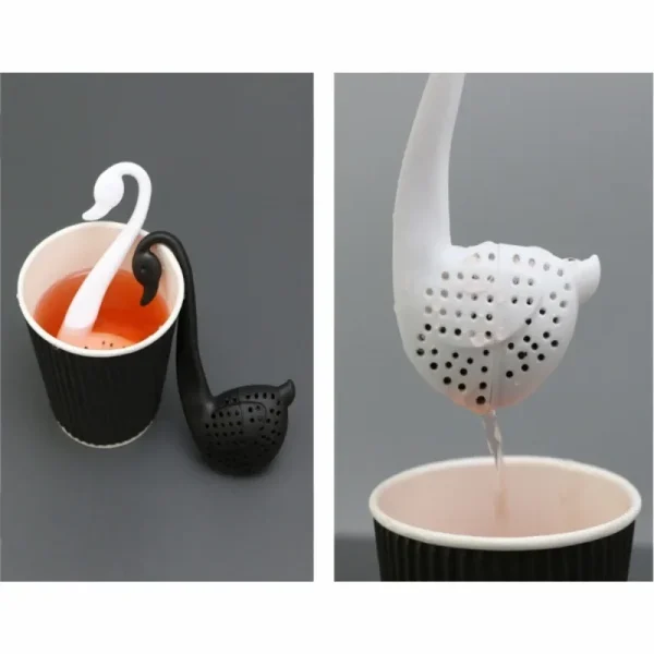 1pc Creative Swan Tea Strainers Elegant Swan Teaware Tea Infuser Kitchen Tools Tea Set Accessories Strainer Gadgets - Image 2