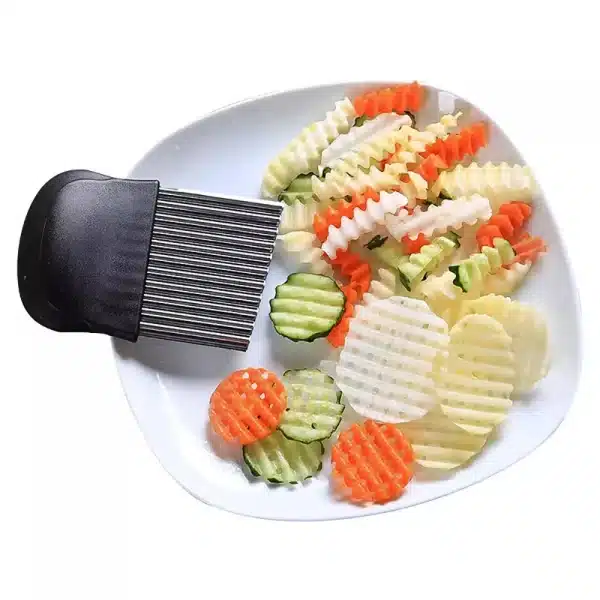 Potato Cutter Chips French Fry Maker Peeler Cut Dough Fruit Vegetable Kitchen Accessories Tool Knife Chopper Crinkle Wavy Slicer - Image 6