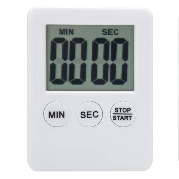 Hot Sale 4 Colors Super Thin LCD Digital Screen Kitchen Timer Square Cooking Count Up Countdown Alarm Magnet Clock Tools Gadgets