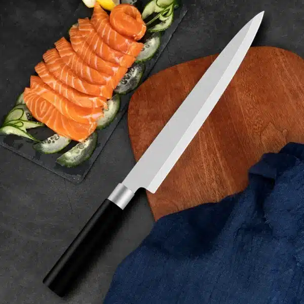 Sushi Knife Salmon Fish Filleting Japanese Chef Knife Stainless Steel Vegetables Slice Meat Cleaver Kitchen Knife - Image 2