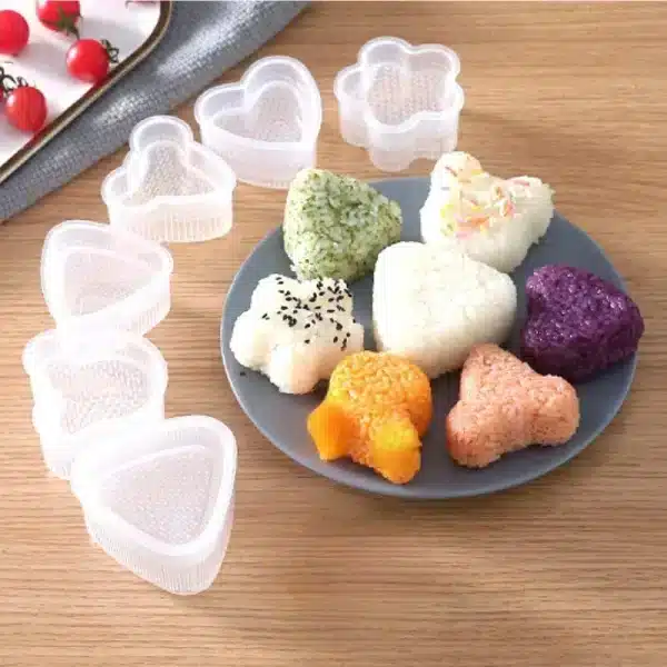 Sushi Rice Maker Mold Cartoon Shape Onigiri Rice Ball Set Japanese Press Maker Mold DIY Tools Bento Kitchen Gadgets Accessories - Image 4