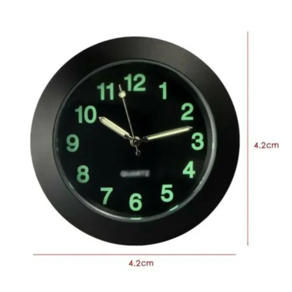 Mini Car Clock Luminous Air Vent Clip Clock Interior Quartz Analog Watch Decor Auto Replacement Parts NEW - Image 4