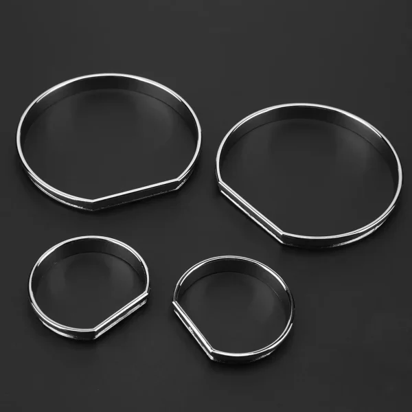 Car Front Dashboard Frame Decoration Trim Circle Styling Accessories for BMW E46 Replacement Parts Supplies - Image 3