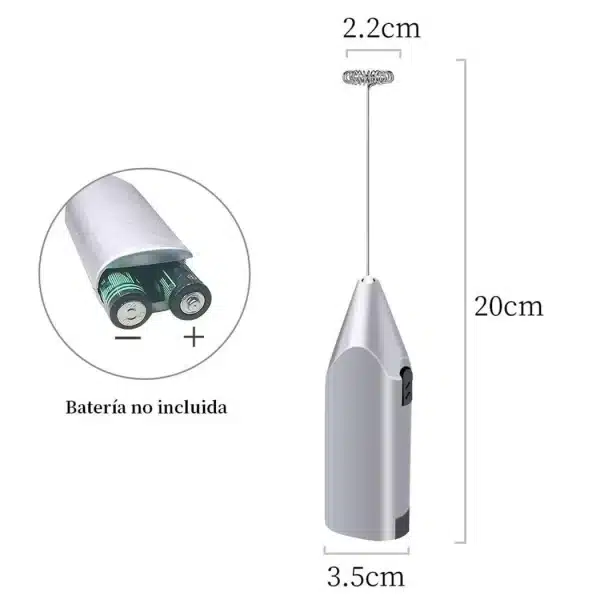 Coffee Milk Drink Egg Mixer Wireless Electrical Mini Coffee Maker Whisk Mixer Household Portable Stainless Steel Kitchen Gadgets - Image 2