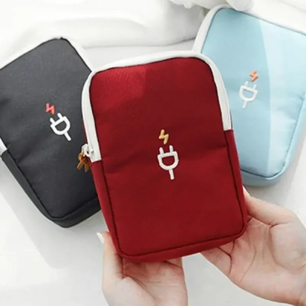 Gadget Organizer Bag Portable Oxford Cloth Travel Electronics Accessories Storage Pouch For Usb Power Bank Digital Cable Bag