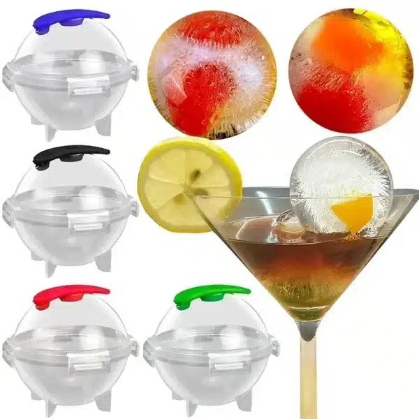 Large Ice Mould 5CM Whiskey Round Ball Ice Making Mold Home DIY Ice Cream Maker Whiskey Tray for Bar Home Kitchen Gadget - Image 5