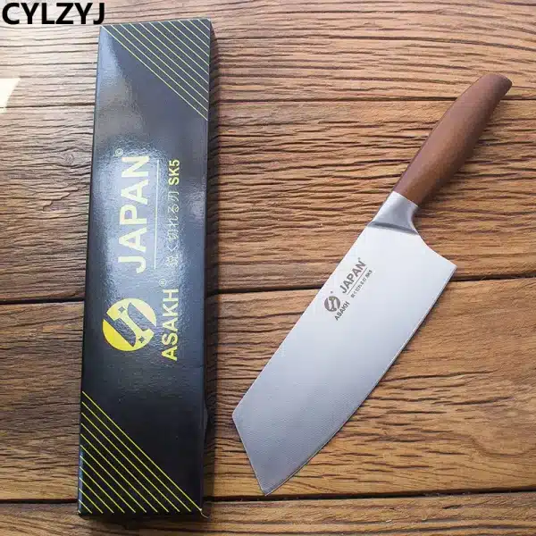 Stainless Steel Japanese Chef Knives Set Meat Fish Vegetables Chopping Cleaver Butcher Knife Chinese Kitchen Knife with Gift Box - Image 5