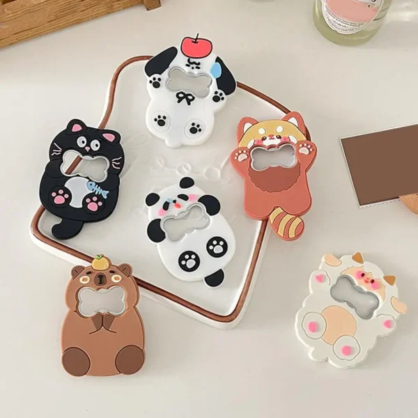 Fun Pet Lover Gift Fun Shape Bottle Opener Set Cute Cat Dog Panda Bar Accessories for Kitchen Practical Gadget for Beer Lovers - Image 4