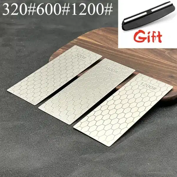 150*60MM Diamond Knife Sharpener Sharpening Stone Grit 80-2000# Grindstone Diamond Tools Fine Grinding Whetstone Kitchen Knives - Image 2