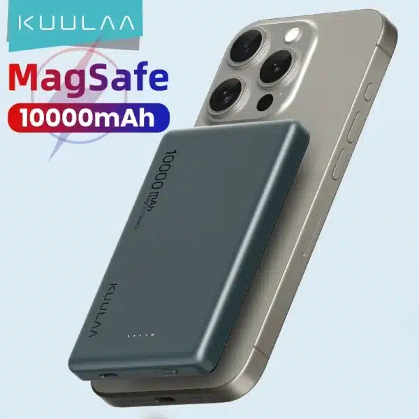 KUULAA Magsafe Power Bank 10000mAh 20W Wireless Phone Charger External Battery Fast Charging For iPhone 15 14 Series PowerBank