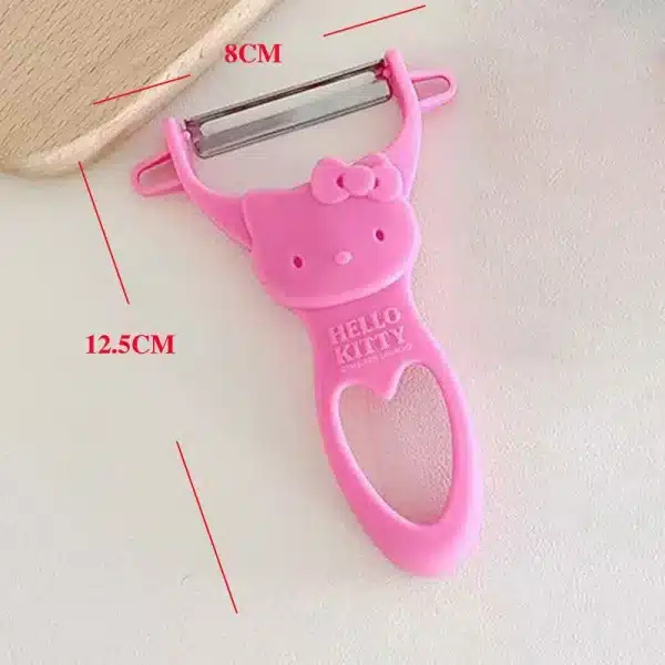 Hello Kitty Knife Set Multi-Functional Knife Cute Fruit Knife Dormitory Home Students Carry Paring Knife Kitchen Supplies Gift - Image 4