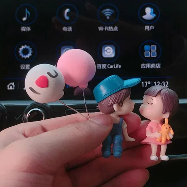 Figure Ornament Car Dashboard Decor 1pcs/set Accessories Vehicle Cartoon Doll Interior Love Lovely Parts Replacement - Image 6