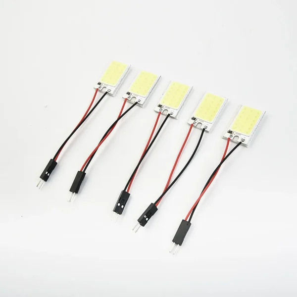 5pcs COB LED Panel Lights LED 12V Lights Bulb Interior Lamps Parts Replacement White Super Bright Car Lighting Accessories - Image 3