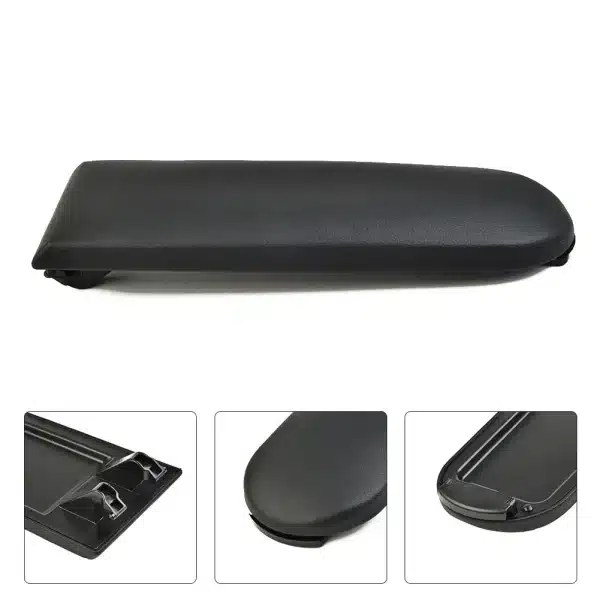 Car Armrest Cover Cover Inner Interior PU Leather Armrest Auto Black Parts 18D 867 173 Replacement 3B0 867 173 - Image 4