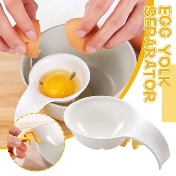 Plastic Egg White Yolk Separator Household Egg Divider Tool Separator Accessories Kitchen Kitchen Egg Egg Gadgets Cooking F W7T6